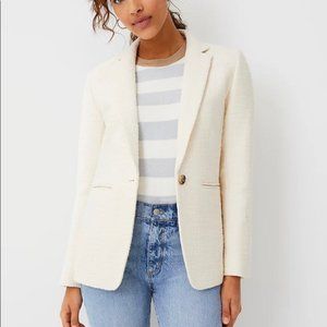 Ann Taylor The Hutton Blazer in Piped Tweed